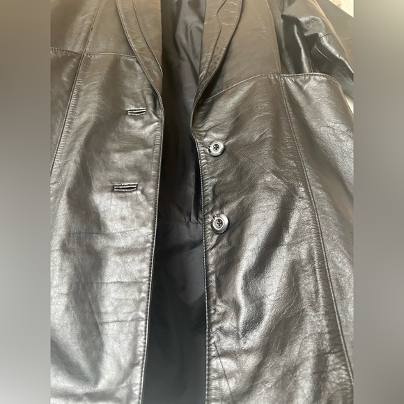 Wilsons Leather Womens Long Black Coat Shaw!
Collar Mid Length - Picture 5 of 17